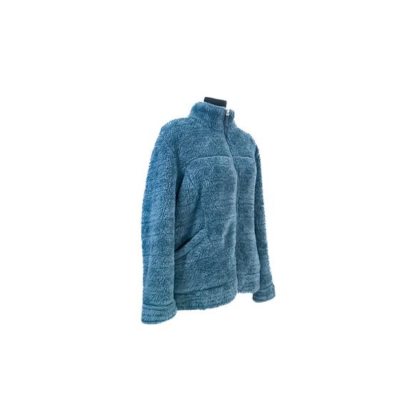 Free Country Teal Blue Zip-Up Sherpa Sweater - XL - Picture 2 of 8